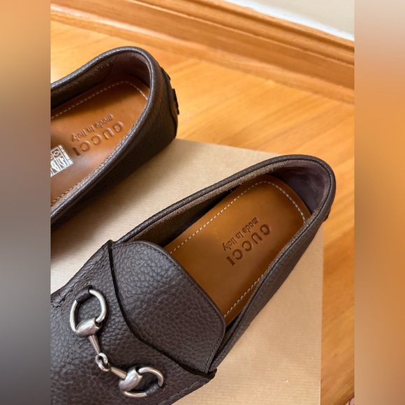 Gucci Horsebit Leather Loafer, brown main image 3